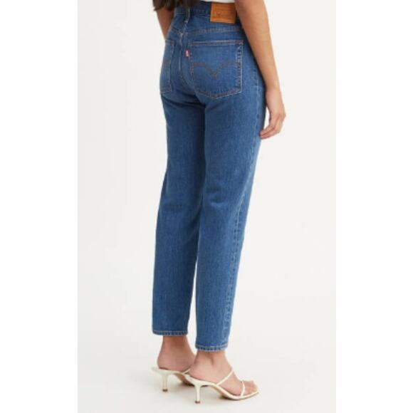 NWT LEVI'S JEANS BLUE WEDGIE PREMIUM ICON FIT ANKLE CHARLESTON MOVES DENIM TAPER - Picture 3 of 15